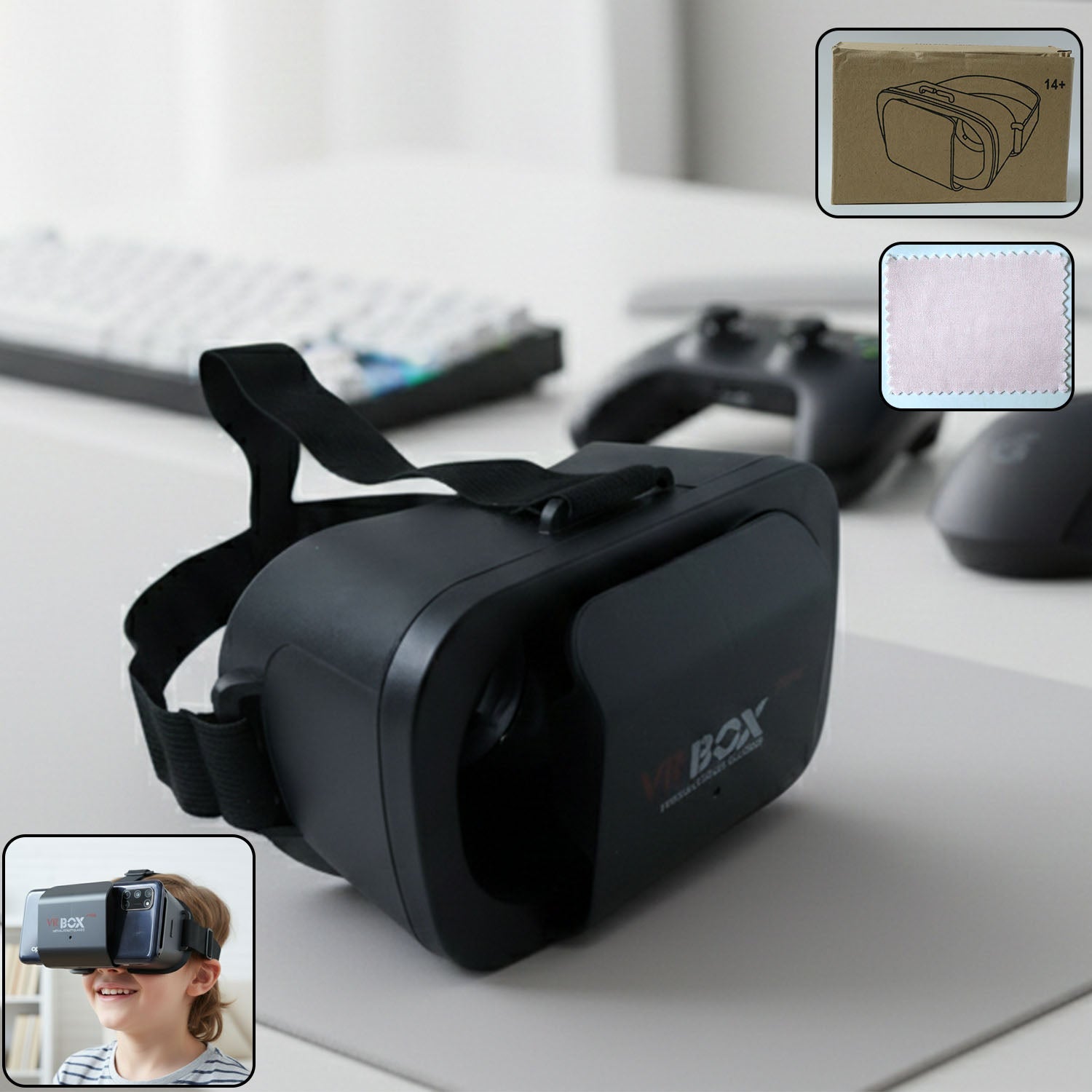 VR Box Headset – Immersive Smartphone Virtual Reality Experience
