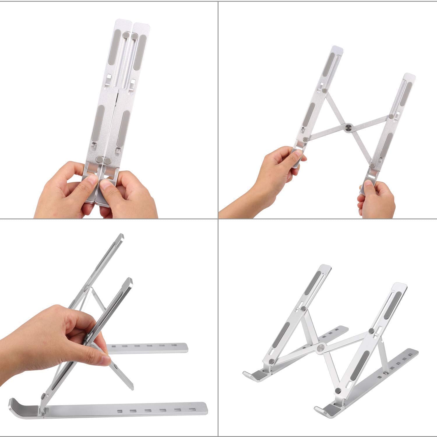 Adjustable Laptop Stand – Ergonomic Foldable Design for Desk Use