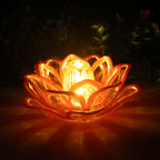 Lotus Shaped LED Flameless Candles – Set of 6 Decorative Lights