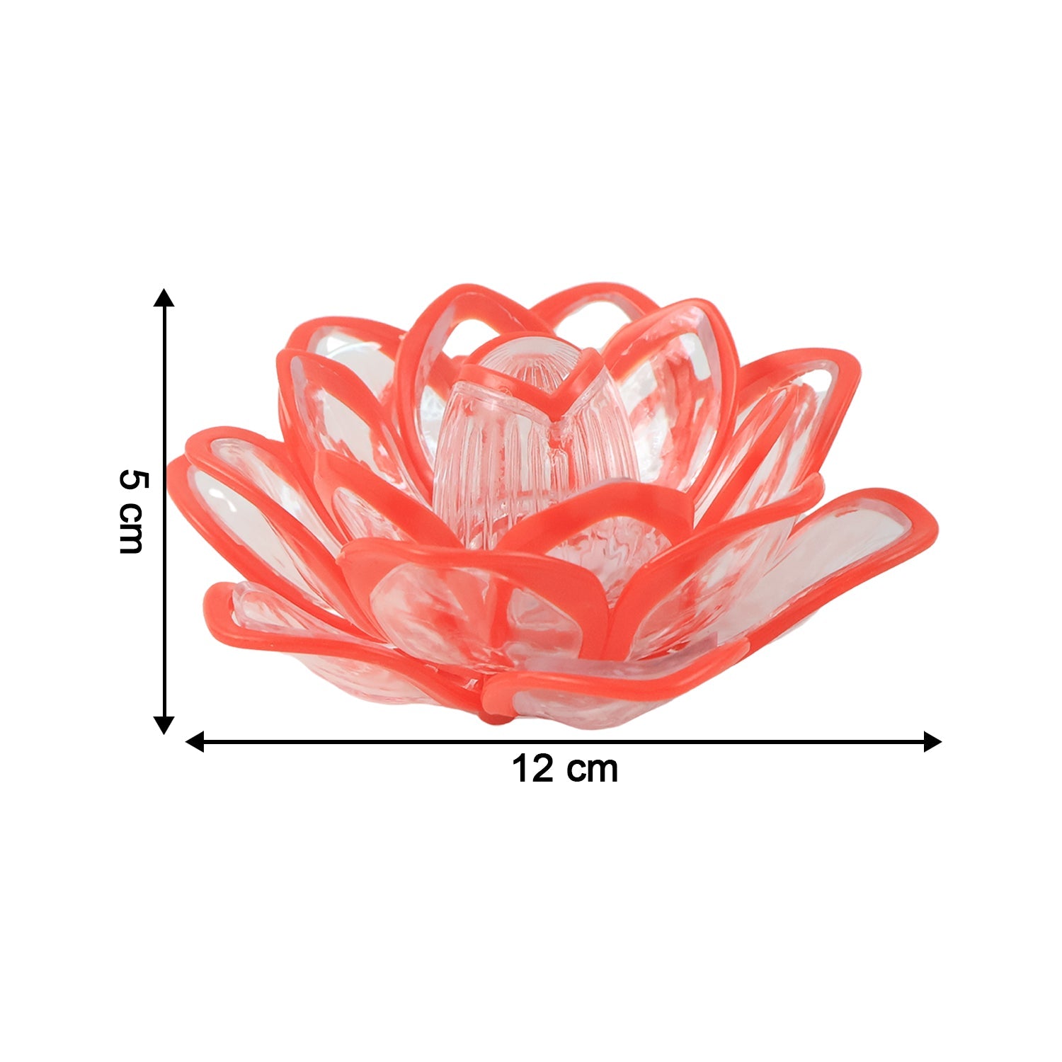 Lotus Shaped LED Flameless Candles – Set of 6 Decorative Lights