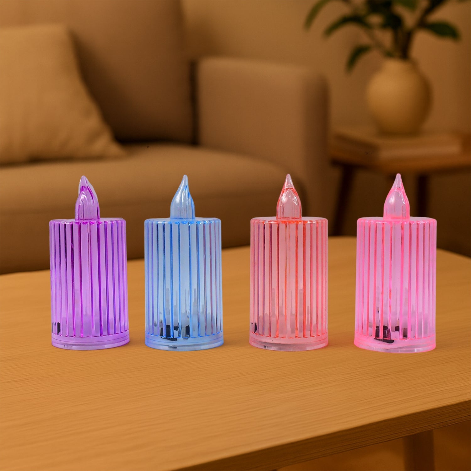 LED Candle Light Set – Flameless Decorative 8-Piece Set