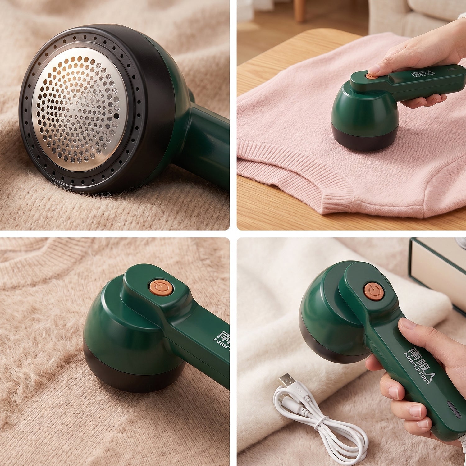 Fabric Lint Remover Ð Rechargeable Electric Fuzz & Pilling Cleaner