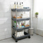 4-Layer Rolling Storage Cart – Durable & Mobile Organizer