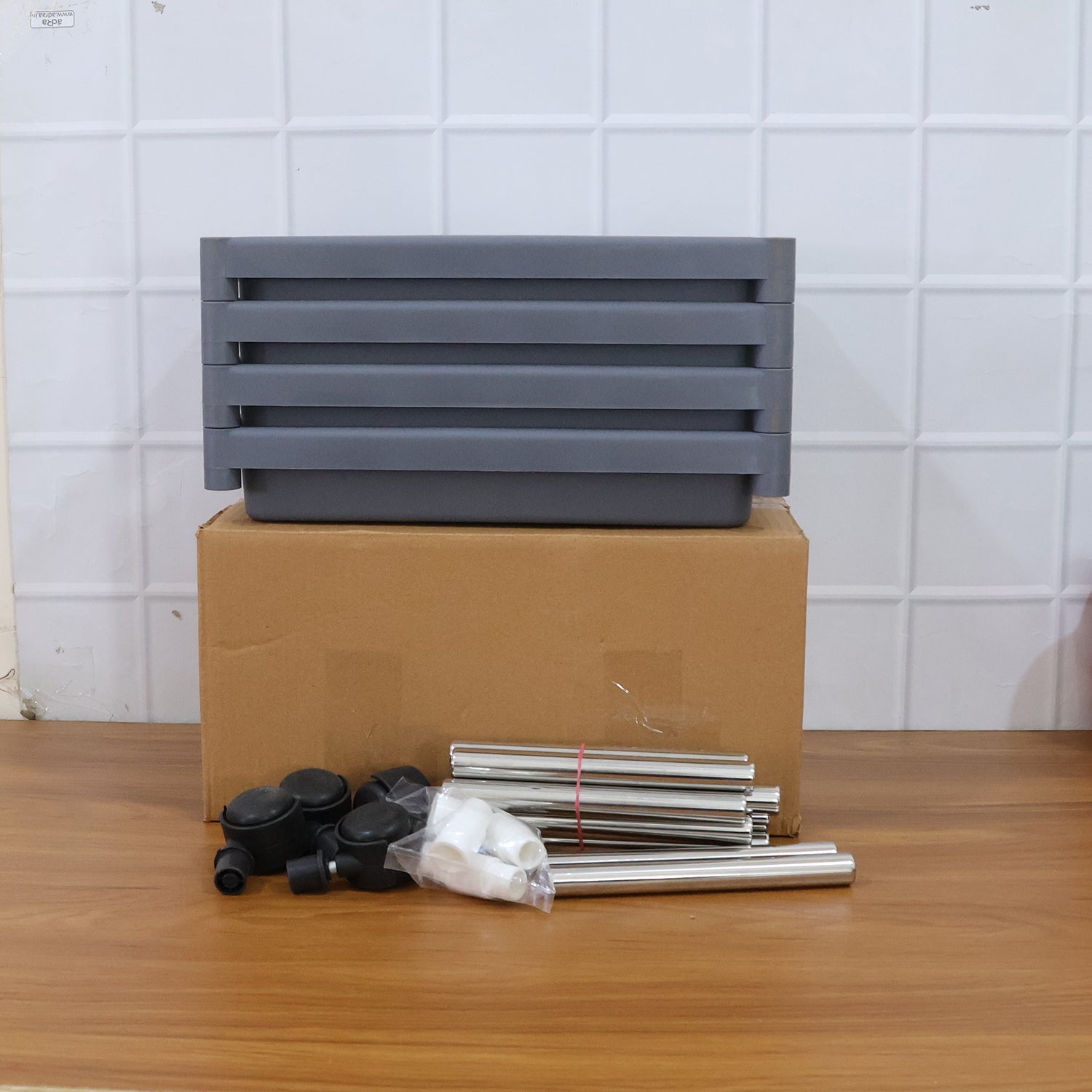 4-Layer Rolling Storage Cart – Durable & Mobile Organizer