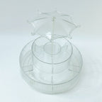 Rotating Makeup Organizer Stand – 360° Multi-Layer Vanity Storage