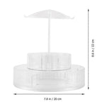 Rotating Makeup Organizer Stand – 360° Multi-Layer Vanity Storage