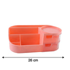 Multipurpose Makeup Organizer – Space-Saving with Drawers & Brush Holder