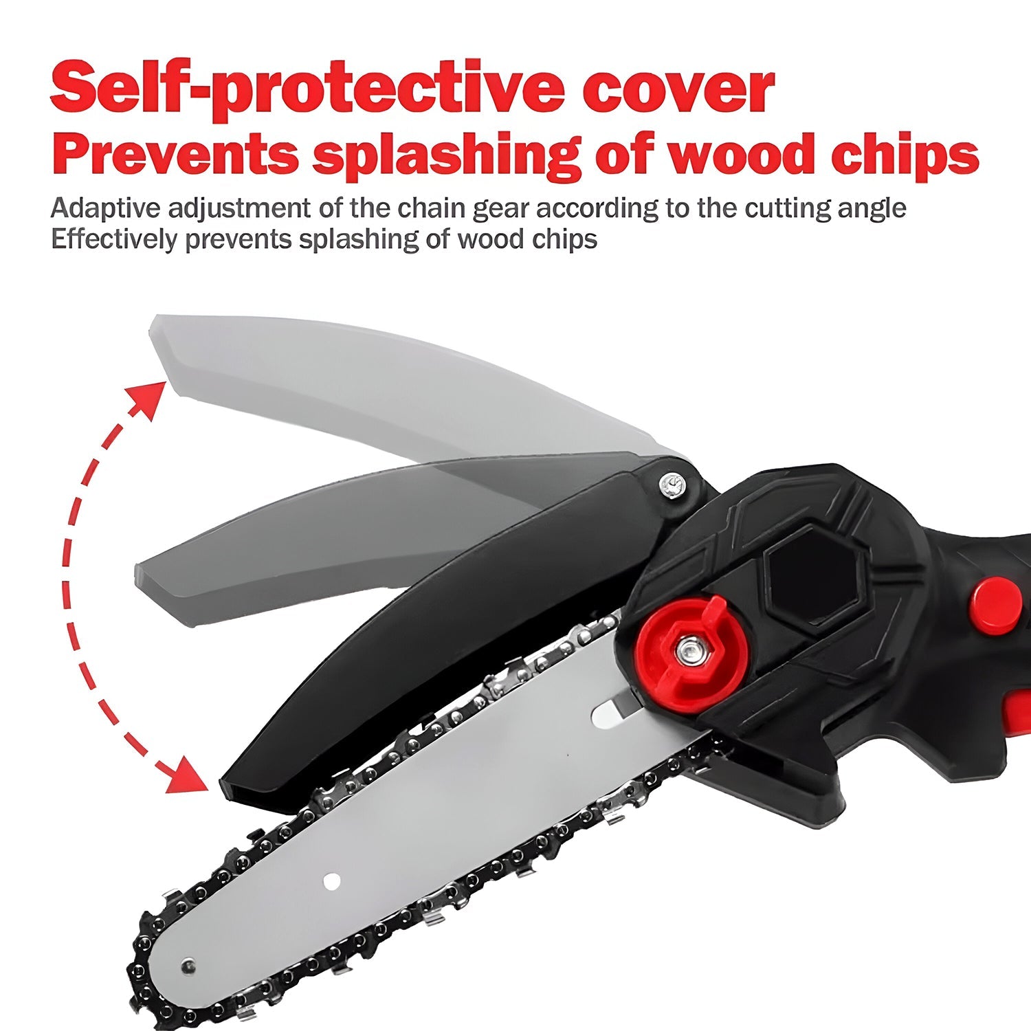 Mini Electric Chainsaw – Cordless Rechargeable Handheld Cutter