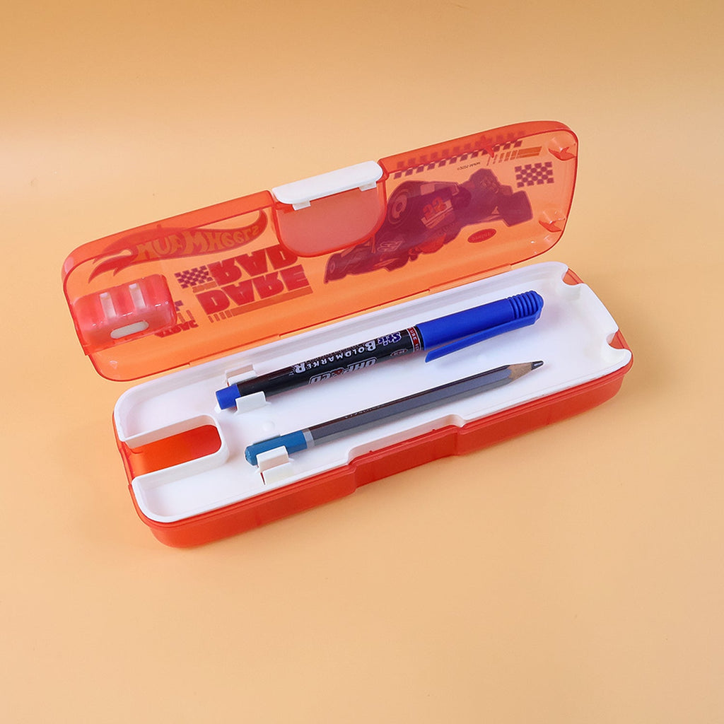 LED Light Pencil Box for Kids – Cartoon Design & Organizer