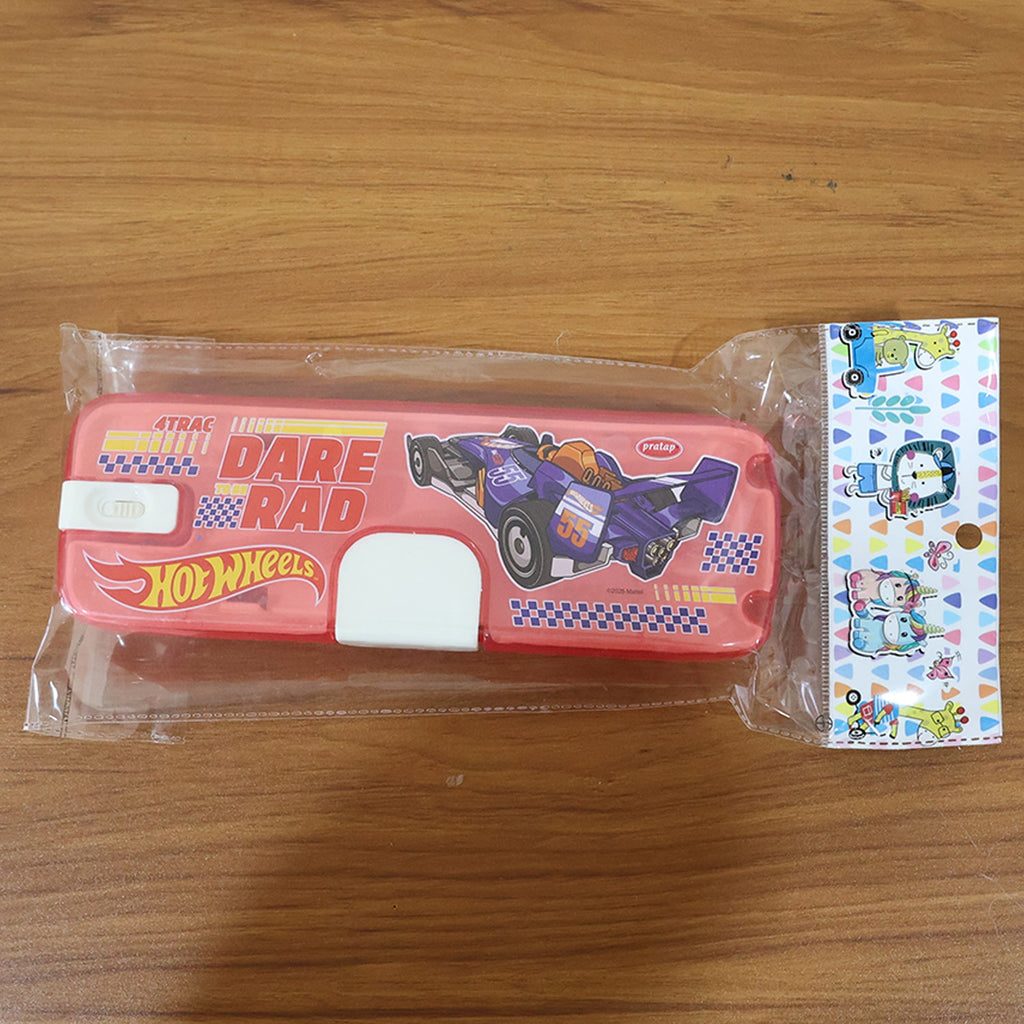 LED Light Pencil Box for Kids – Cartoon Design & Organizer