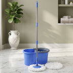 360¡ Rotating Turbo Spin Mop Ð Effortless Floor Cleaning with Long Handle