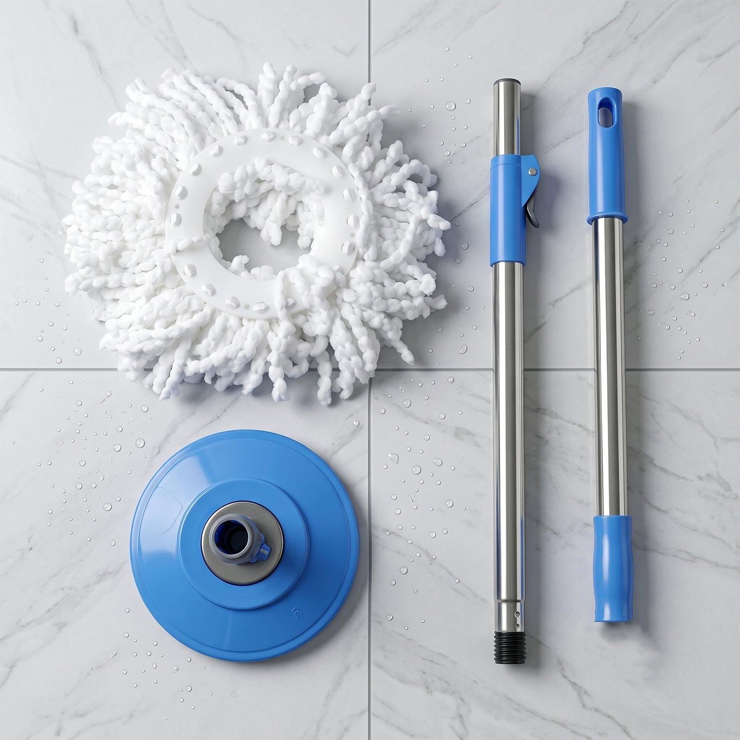 360¡ Rotate Spin Mop Ð Effortless Floor Cleaning with Stainless Steel Handle