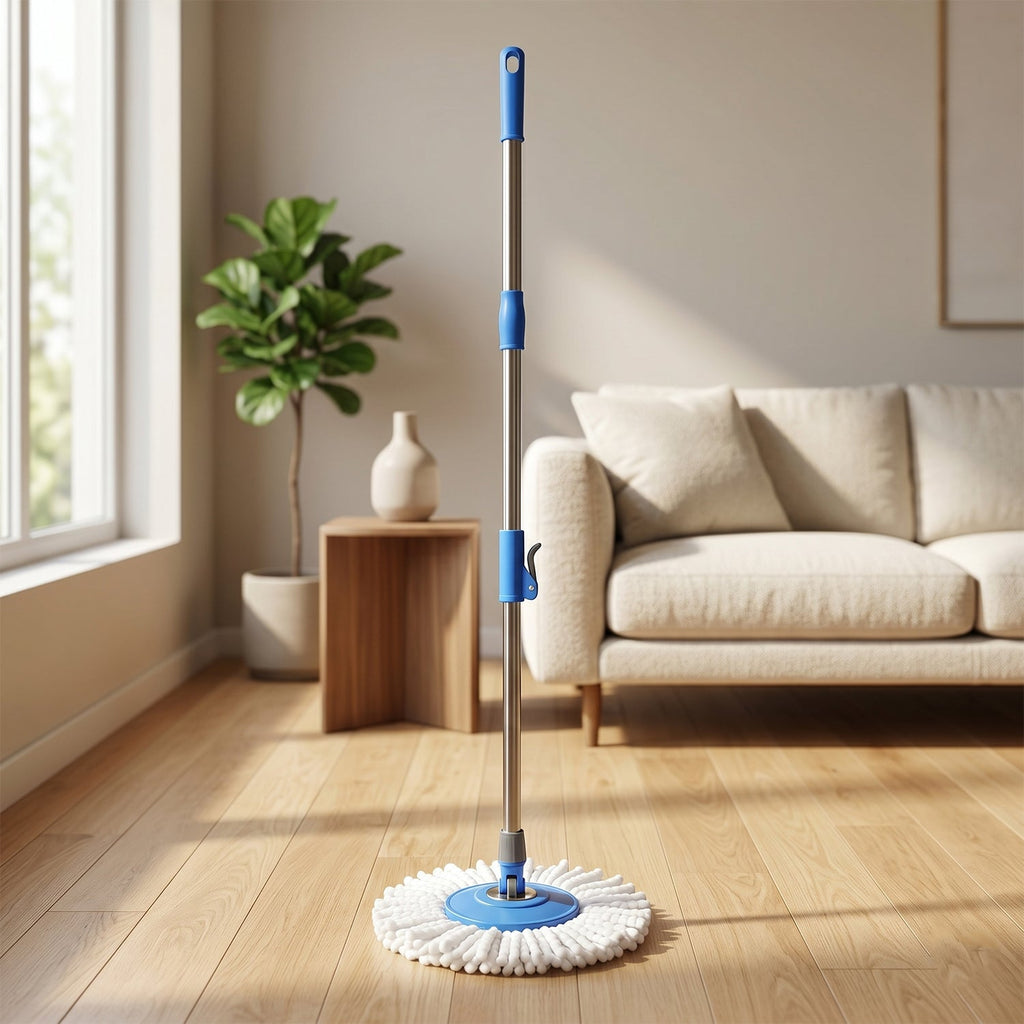 360¡ Rotate Spin Mop Ð Effortless Floor Cleaning with Stainless Steel Handle