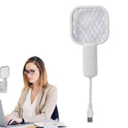 Electric Mosquito Swatter Racket – Rechargeable USB Bug Zapper