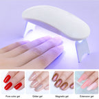 UV LED Nail Lamp – Mini Portable Gel Polish Dryer