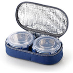 Lunch Box Set Ð Airtight Stainless Steel Containers with Insulated Bag