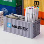 Container-Style Desk Organizer – Durable Multi-Compartment Storage Box