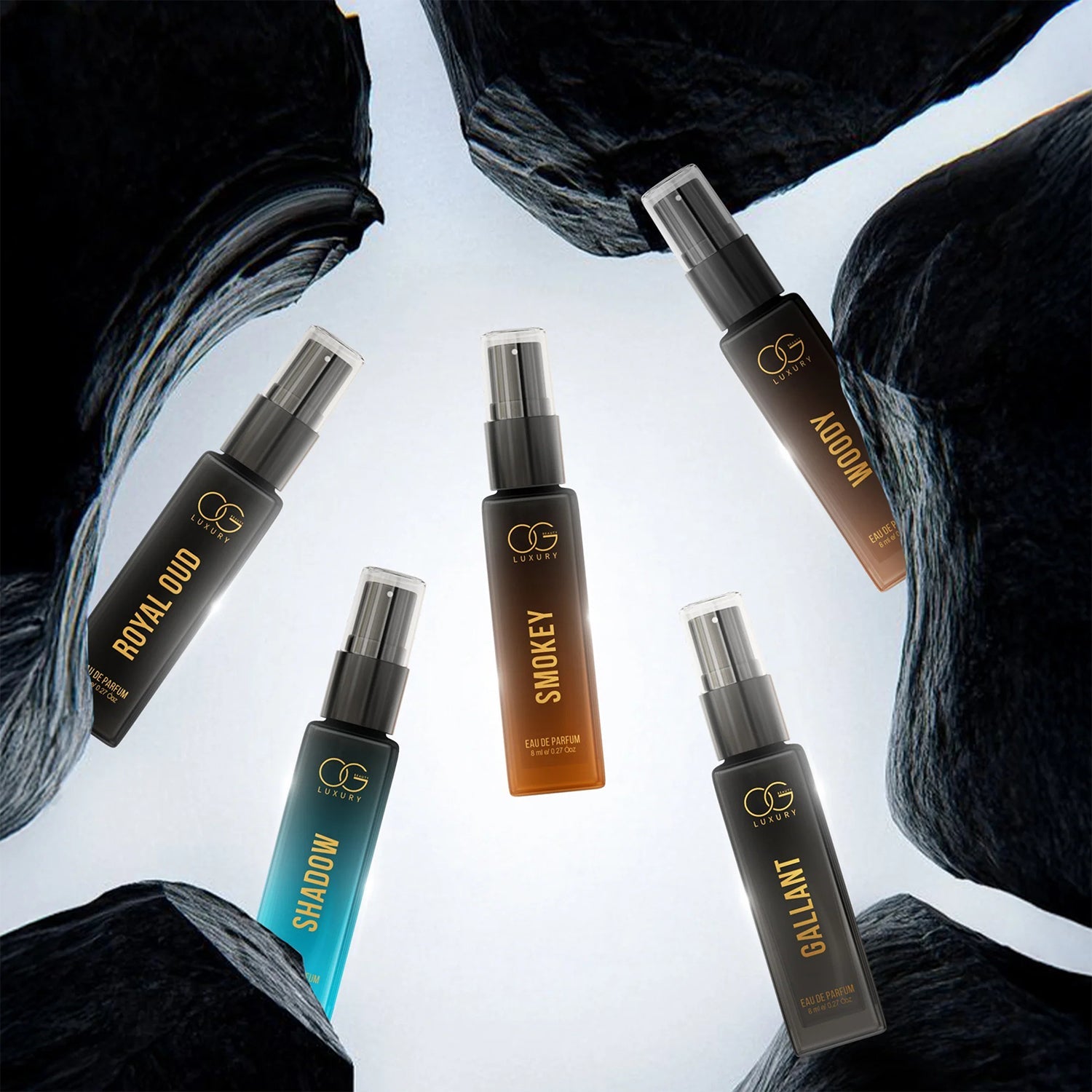 Luxury Perfume Combo Pack – 5 Long-Lasting Eau de Parfums for Men