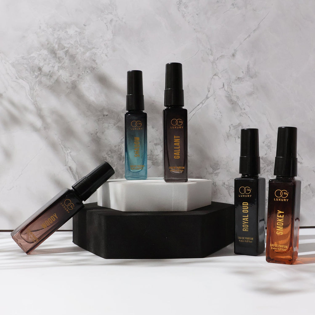 Luxury Perfume Combo Pack – 5 Long-Lasting Eau de Parfums for Men