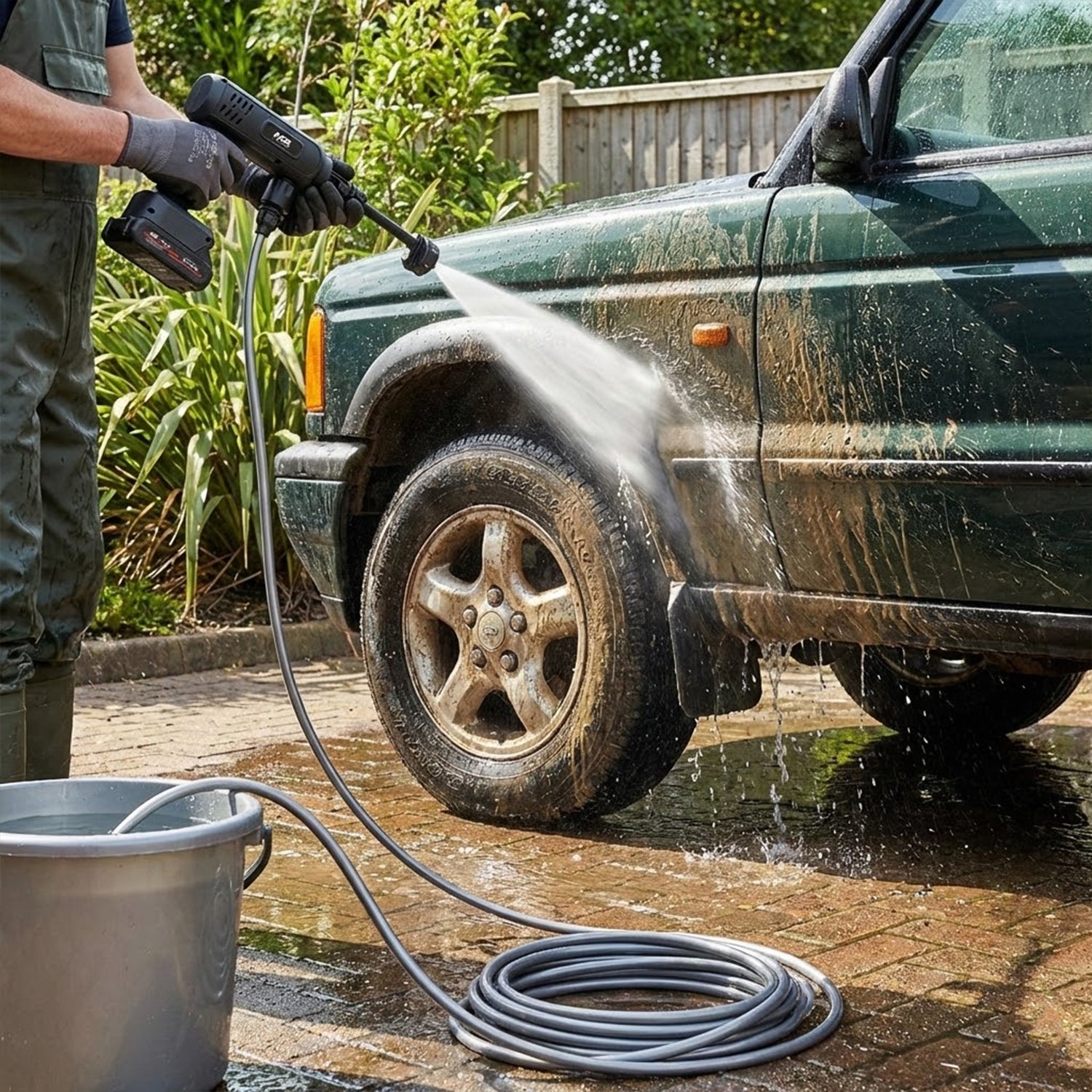 Rechargeable Cordless High-Pressure Spray Gun – Portable Cleaning