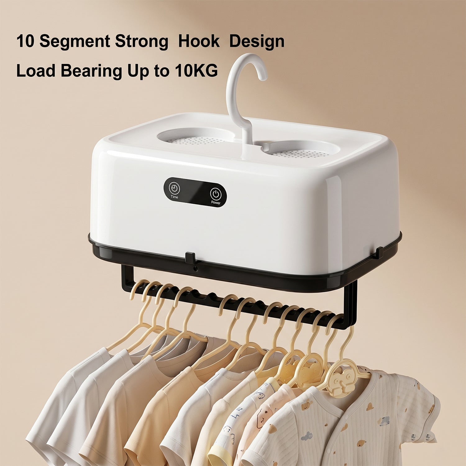 Portable Electric Clothes Dryer – Compact & Foldable for Quick Drying