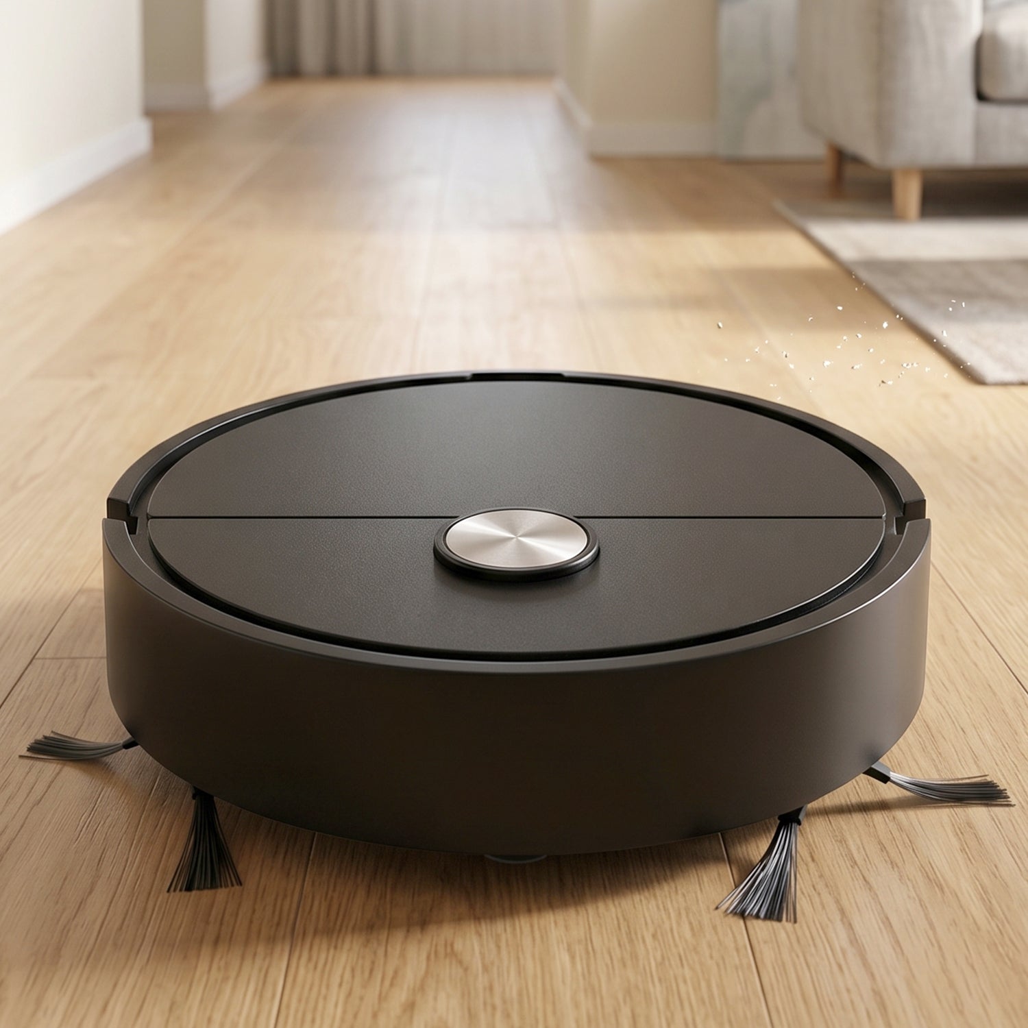 Robotic Vacuum Cleaner with Mopping – Slim & Automatic Floor Robot