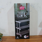 3-Layer Stainless Steel Shoe Rack – Durable & Space-Saving Organizer