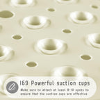 Anti-Slip Bath Mat Ð Secure Suction Cups for Bathroom Safety