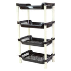 Plastic Storage Rack – 4-Layer Multi-Purpose Organizer