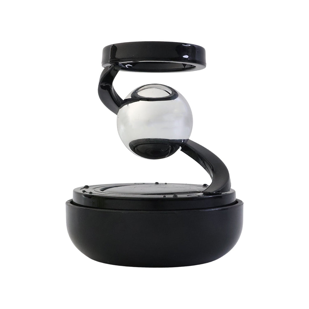 Solar-Powered Car Air Freshener – Rotating Galaxy Orb Design