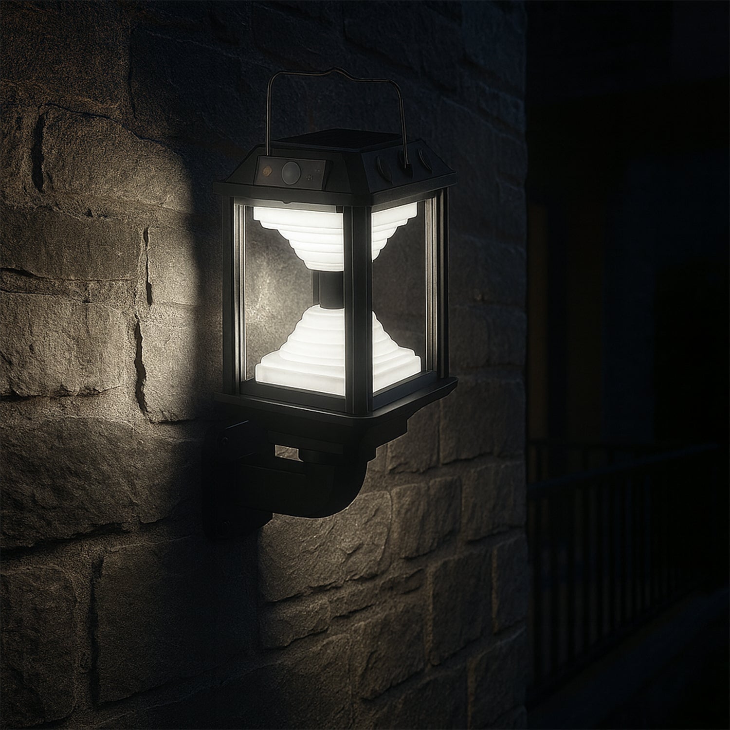 Solar Induction LED Wall Lamp – Motion Sensor Outdoor Light