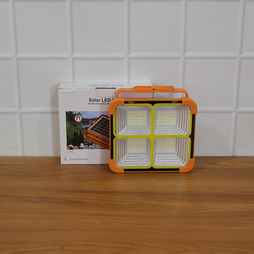 High Power Solar LED Flood Light – Rechargeable Outdoor Security