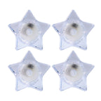 Star-Shaped LED Candles – Flameless Decorative Tealight Set