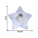 Star-Shaped LED Candles – Flameless Decorative Tealight Set