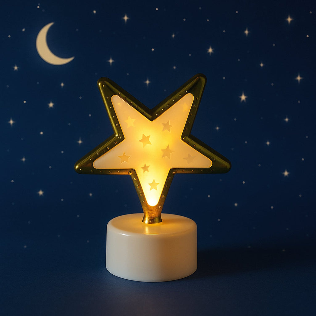 Star Shaped Flameless LED Candles – Set of 4 for Home Decor