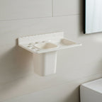 Wall Mounted Toothbrush Holder – 3in1 Multi-Compartment Organizer