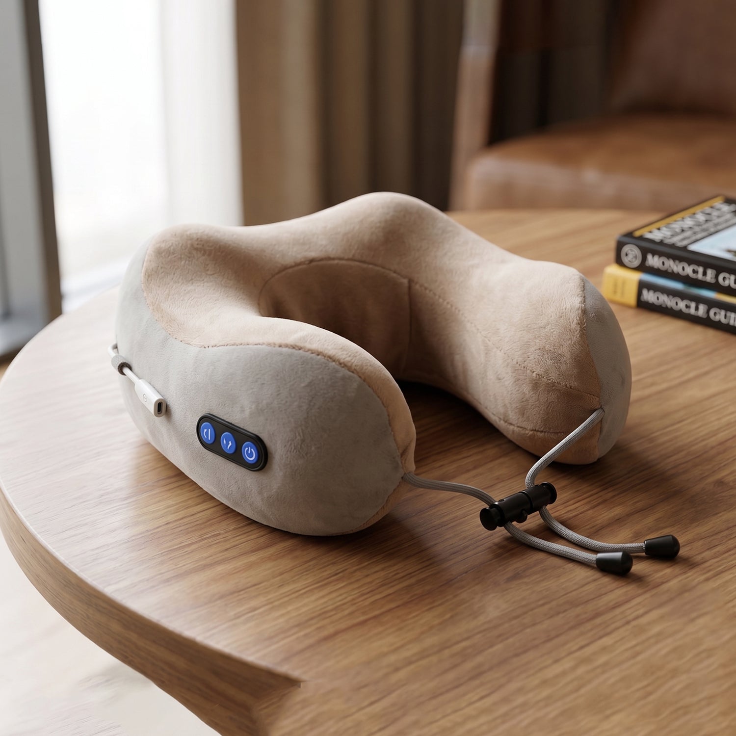 U-Shaped Electric Neck Massage Pillow Ð Cordless & Rechargeable
