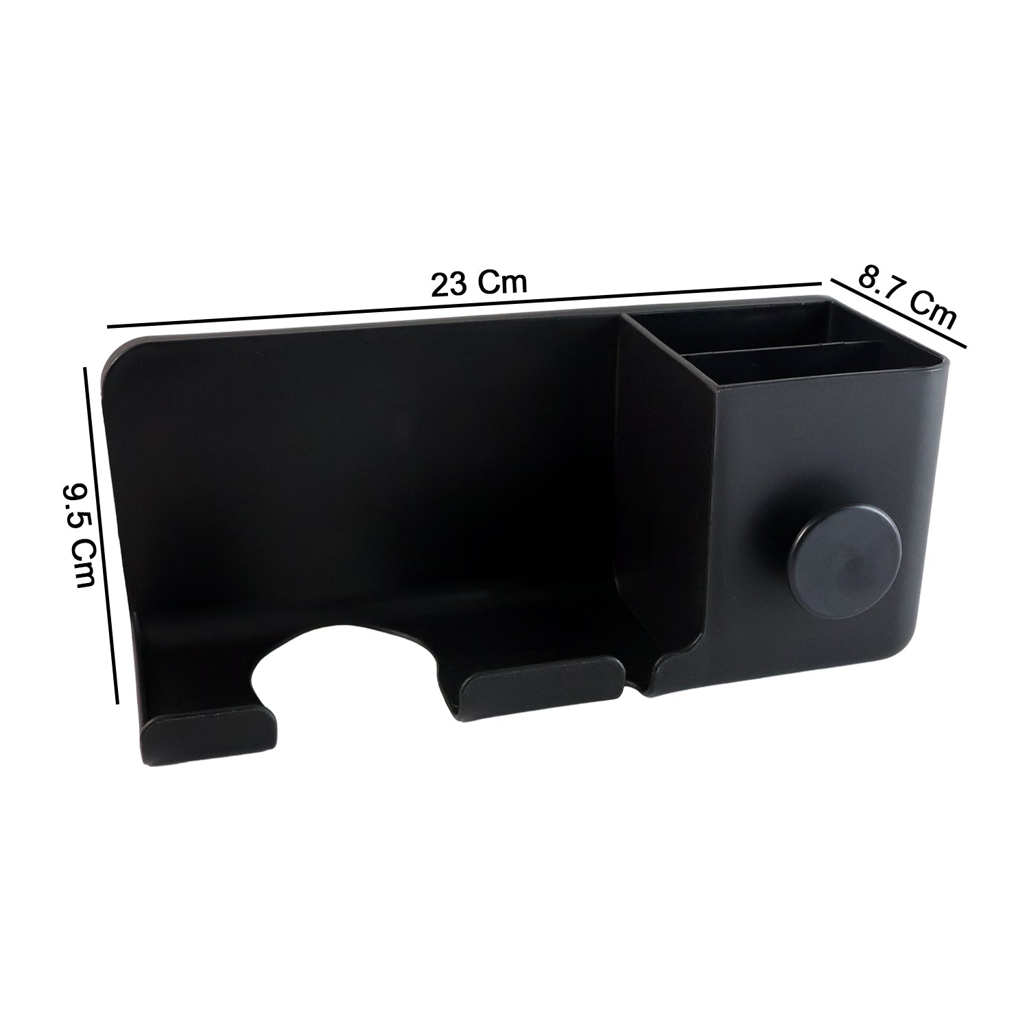 Wall Mounted Hair Dryer Holder – Space-Saving Organizer Shelf & Hook