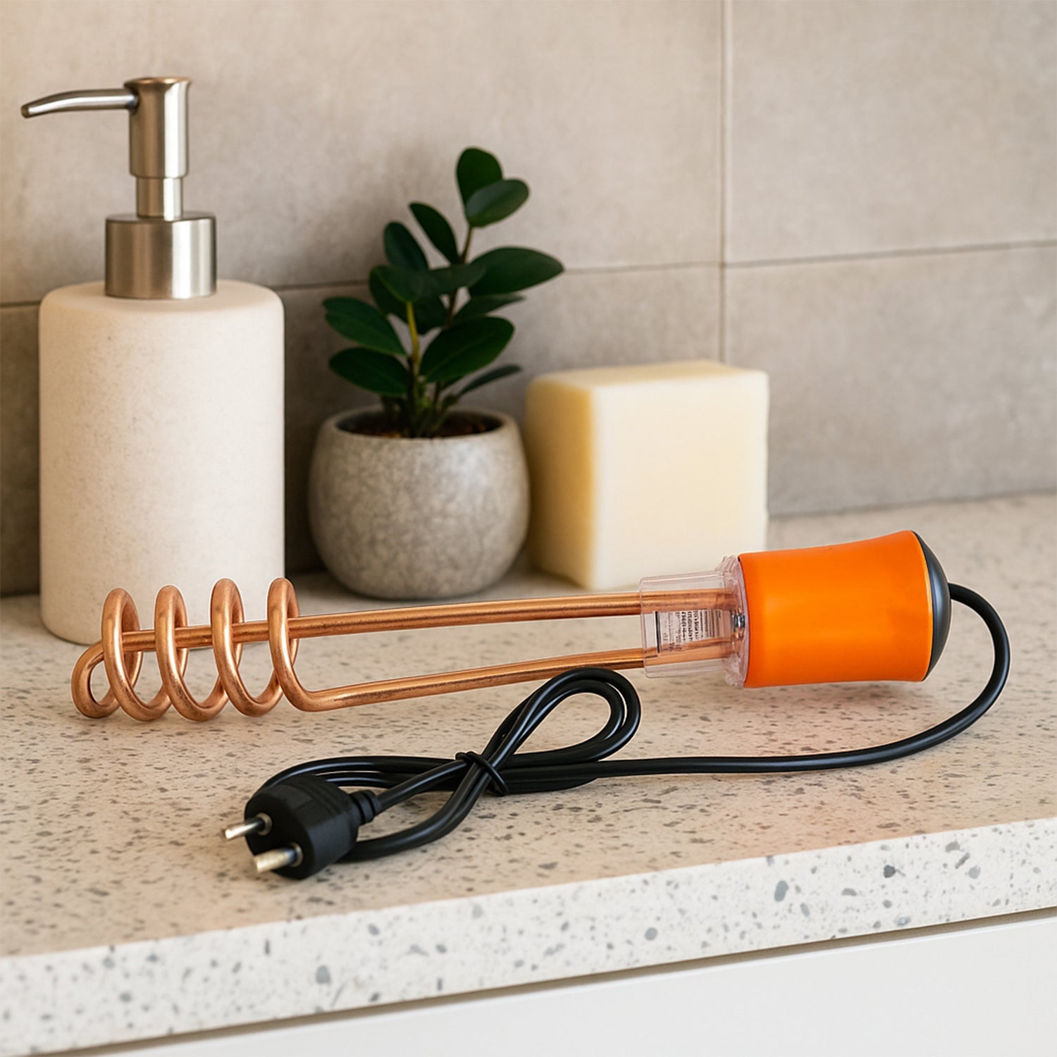 Immersion Water Heater Rod – Quick Heating Copper Element