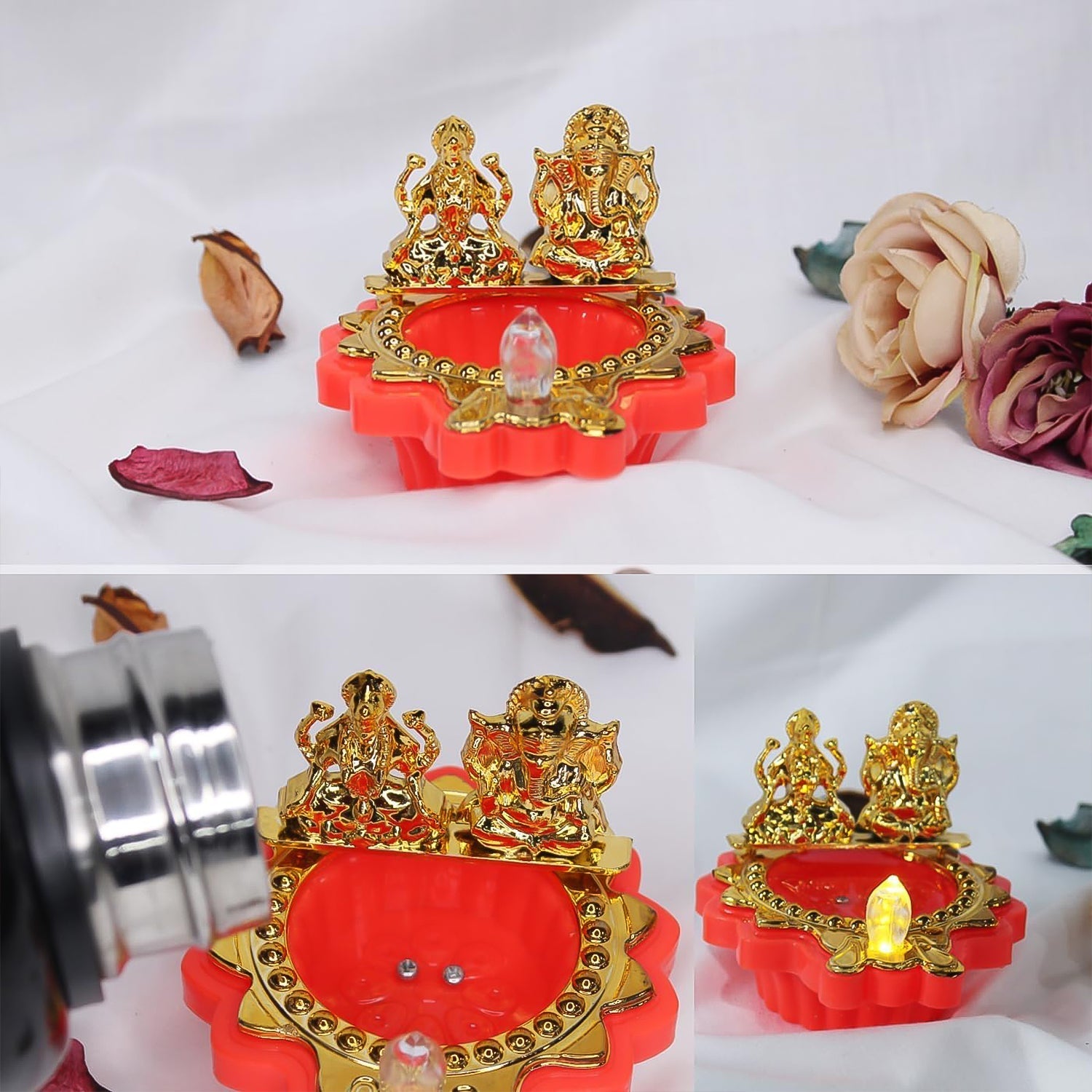 Water Sensor LED Diya – Flameless Decorative Diwali Light