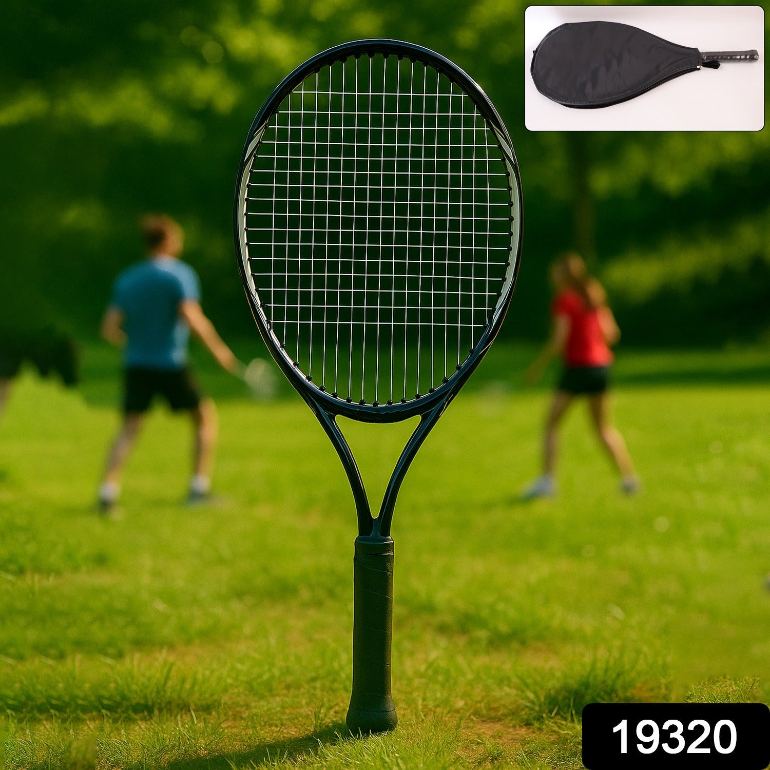 Lightweight Tennis Racket – Durable Aluminium Frame with Full Cover