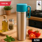 Stainless Steel Oil Pourer – 1000ML Leak-Proof Kitchen Bottle
