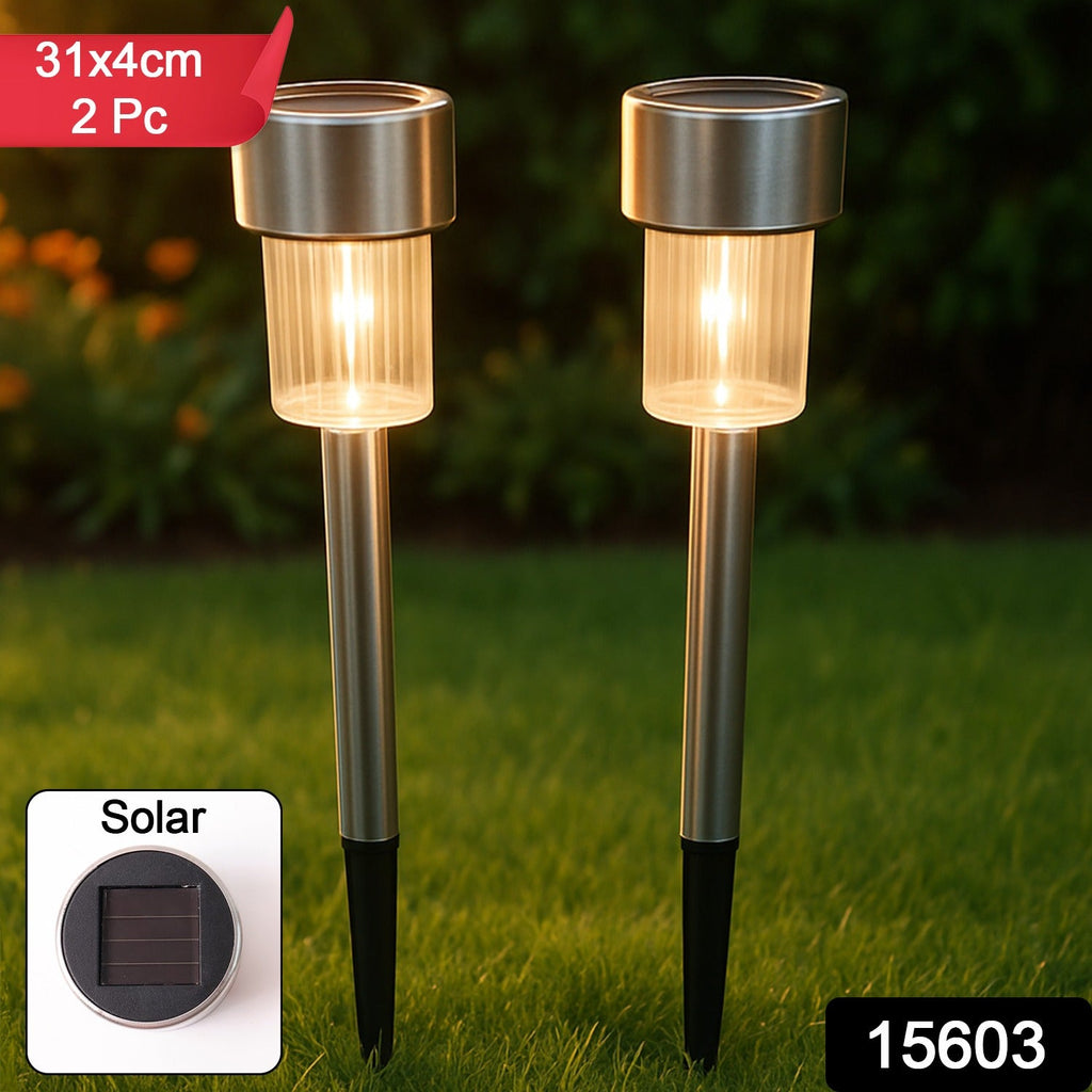 Solar Garden Pathway Lights – Durable Stainless Steel Outdoor LEDs