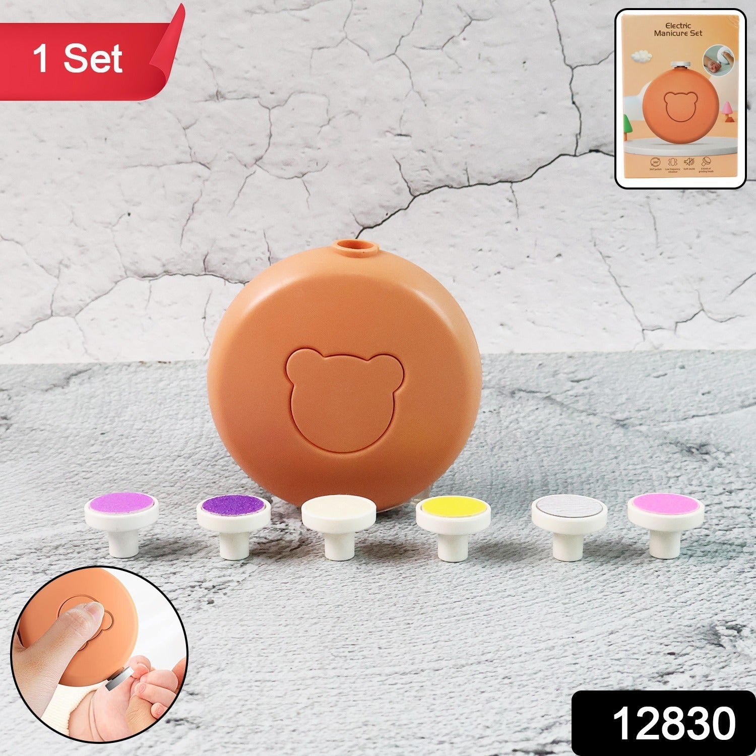 Baby Nail Trimmer – Gentle Electric Manicure Kit for Newborns