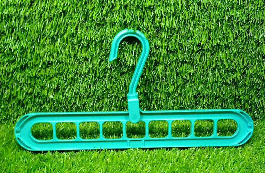 Space-Saving Hangers – 9-Hole Anti-Skid Organiser | Indo Glow