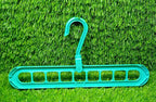 Space-Saving Hangers – 9-Hole Anti-Skid Organiser | Indo Glow