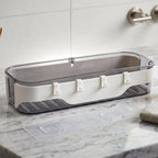 Bathroom Wall Shelf Ð Space-Saving with Hooks & Modern Design
