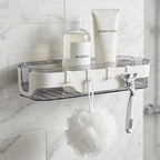 Bathroom Wall Shelf Ð Space-Saving with Hooks & Modern Design