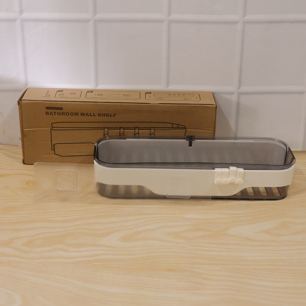 Bathroom Wall Shelf Ð Space-Saving with Hooks & Modern Design