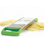 Stainless Steel Vegetable Slicer – Durable 2-in-1 Mandoline Cutter